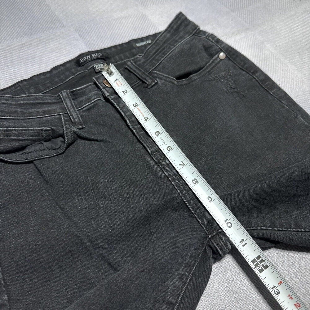Judy‎ Blue Mid Rise Distressed Leopard Print Patch Skinny Fit Jeans Size 7/28 - Picture 13 of 16
